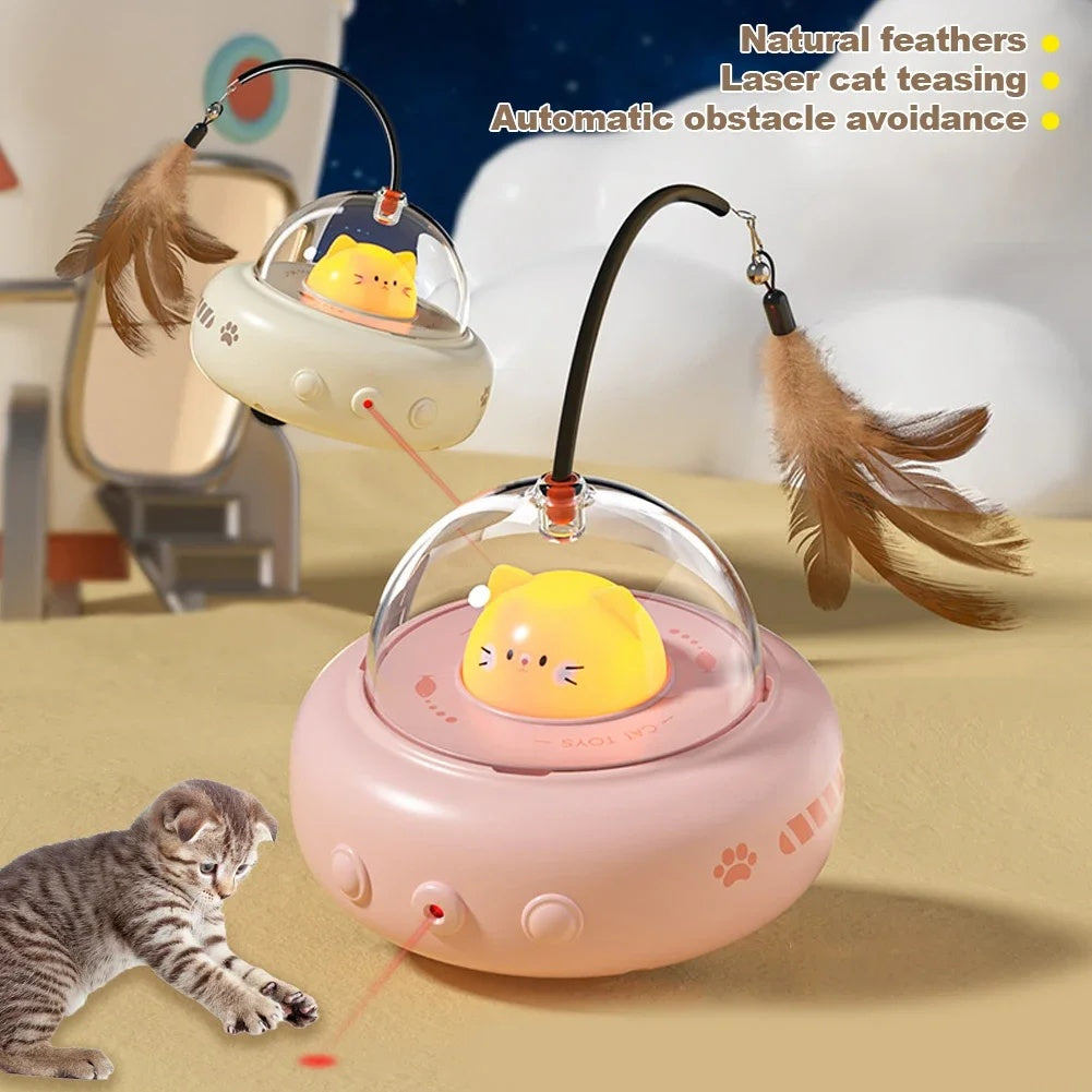 UFO Smart Cat Teaser Toy