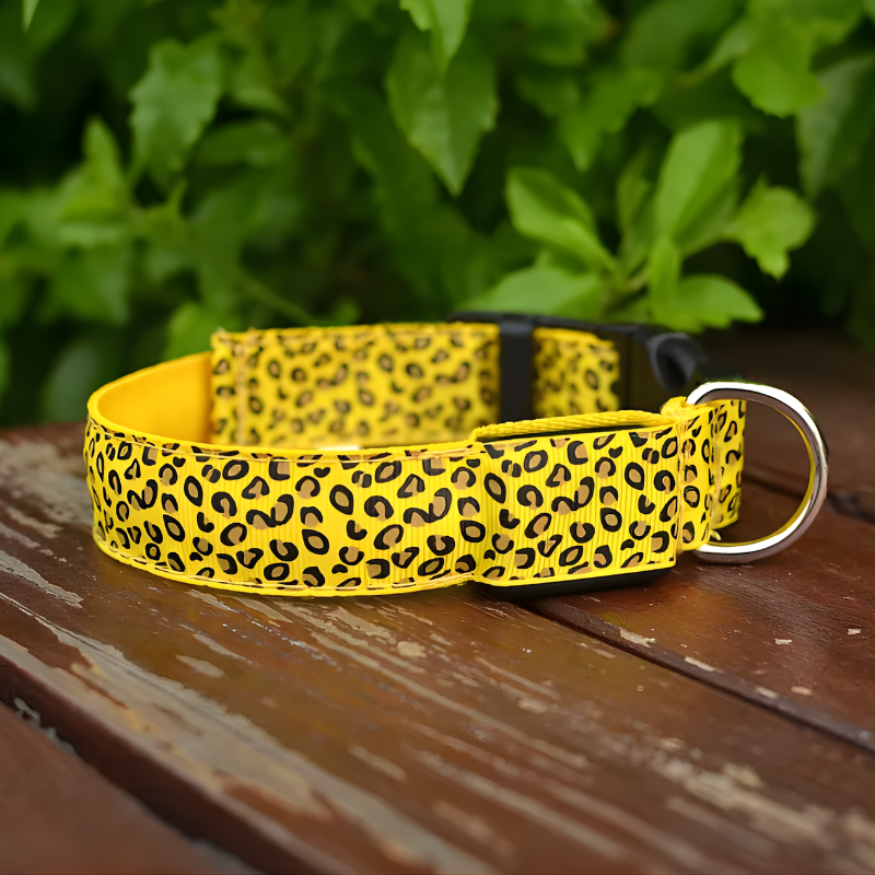 LED Leopard Collar